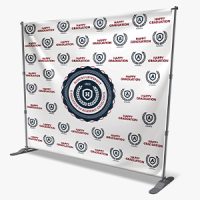 TELESCOPIC BACKDROP BANNER STANDS